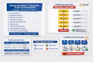 Manual de Análisis y Tratamiento de No Conformidades (5 Por Qué + Plan de Acciones + Eficacia)
