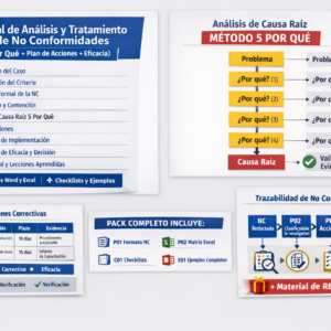 Manual de Análisis y Tratamiento de No Conformidades (5 Por Qué + Plan de Acciones + Eficacia)