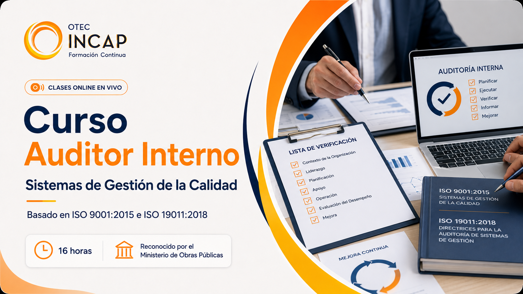 Pack Curso PAC (40 h) + Curso ITO (20 h) + Curso Auditor Interno ISO 9001 (16 h) – Online Sincrónico - Imagen 4