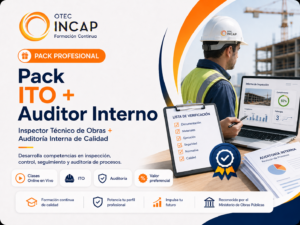 Pack Curso ITO (20 h) + Curso Auditor Interno ISO 9001 (16 h) – Online Sincrónico