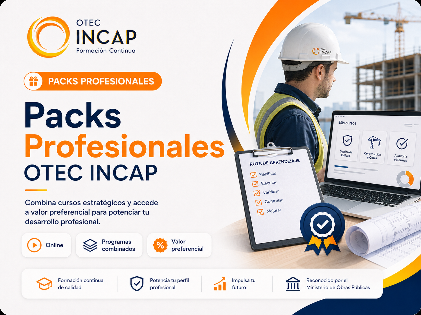 Packs Profesionales OTEC INCAP